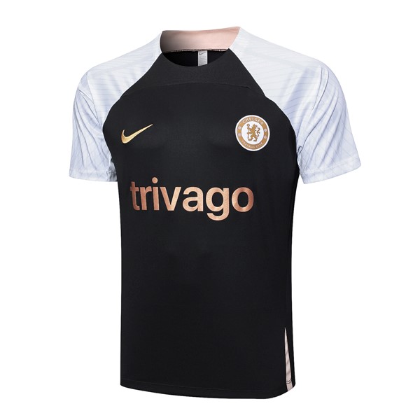 Trikot Trainingsshirt Chelsea 2024 Schwarz